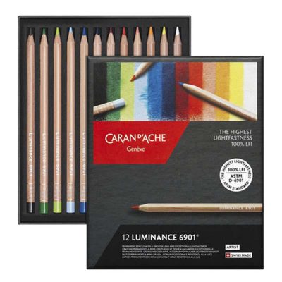 LÁPIZ LUMINANCE 6901 CAJA SURTIDO 12 COLORES
