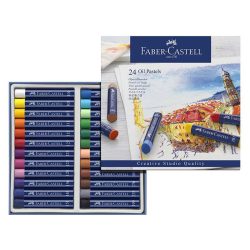 TIZA PASTEL GRASO FABER CASTEL 24 COLORES 127024