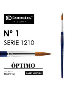 PINCEL ESCODA SERIE 1210 REDONDO KOLINSKY Nº1