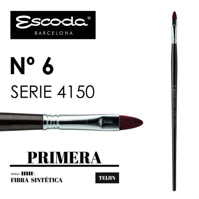 PINCEL ESCODA SERIE 4150 PLANO CARRADO TEIJIN No6