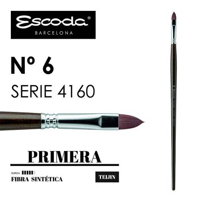 PINCEL ESCODA SERIE 4160 PLANO L/GATO TEIJIN  No6
