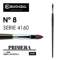 PINCEL ESCODA SERIE 4160 PLANO L/GATO TEIJIN  No8