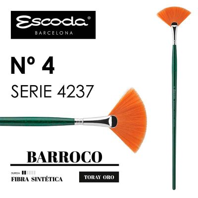 PINCEL ESCODA SERIE 4237 PLANO ABANICO TORAY No4
