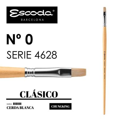 PINCEL ESCODA SERIE 4628 PLANO CARRADO CERDA No0