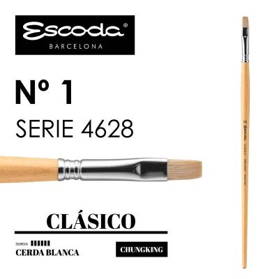 PINCEL ESCODA SERIE 4628 PLANO CARRADO CERDA No1