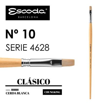 PINCEL ESCODA SERIE 4628 PLANO CARRADO CERDA No10