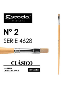 PINCEL ESCODA SERIE 4628 PLANO CARRADO CERDA Nº2