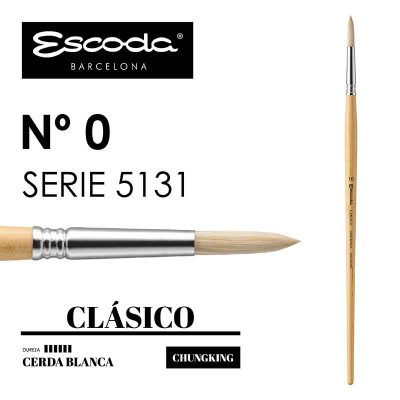 PINCEL ESCODA SERIE 5131 REDONDO CERDA No0