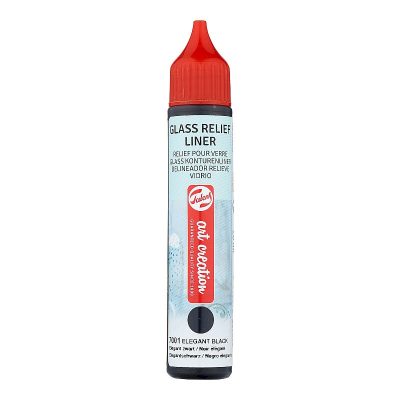 DELINEADOR RELIEVE VIDRIO TAC 28ML NEGRO ELEGANTE