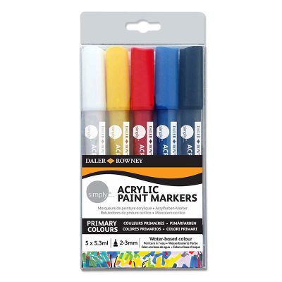 ROTULADOR DALER ROWNEY ACRILICO SIMPLY CAJA 5 UDS