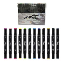ROTULADOR ALEX BOG ARTIST SET 12 COLORES BASIC