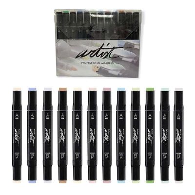 ROTULADOR ALEX BOG ARTIST SET 12 COLORES PASTEL