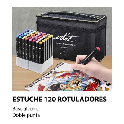 ROTULADOR ALEX BOG ARTIST ESTUCHE 120 COLORES