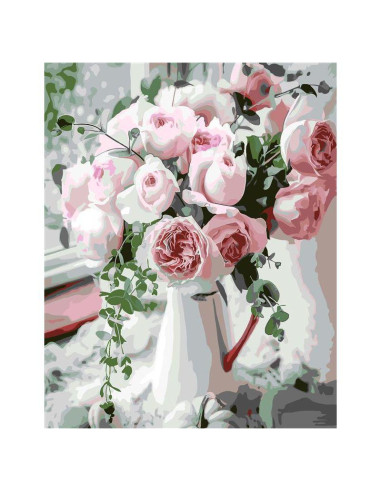 LIENZO PINTAR POR NUMEROS ALEX BOG MOD SG-8265