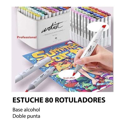 ROTULADOR ALEX BOG ARTIST SET 80 UDS BASIC LIMITED