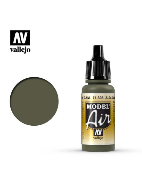 MODEL AIR VALLEJO A-24M VERDE CAMUFLAJE 17 ML