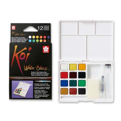 ACUARELA SAKURA KOI CAJA 12 COLORES