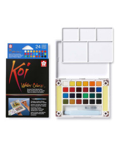 ACUARELA SAKURA KOI CAJA 24 COLORES