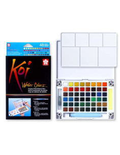 ACUARELA SAKURA KOI CAJA 48 COLORES