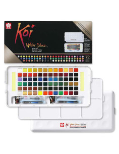 ACUARELA SAKURA KOI CAJA 72 COLORES