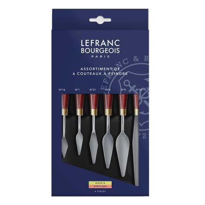 ESPATULAS METALICAS LIQUITEX BLISTER 6 UDS SURTIDA