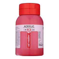ACRILICO TAC 750 ML CARMÍN 318