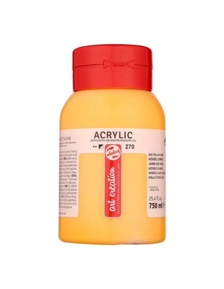 ACRILICO TAC 750 ML AMARILLO AZO OSCURO 270
