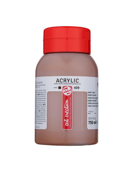 ACRILICO TAC 750 ML TIERRA SOMBRA TOSTADA 409