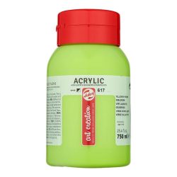 ACRILICO TAC 750 ML VERDE AMARILLENTO 617