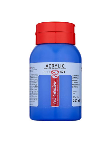 ACRILICO TAC 750 ML AZUL ULTRAMAR 504