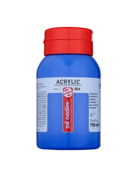 ACRILICO TAC 750 ML AZUL ULTRAMAR 504