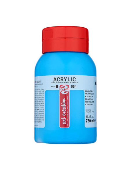 ACRILICO TAC 750 ML AZUL BRILLANTE 564