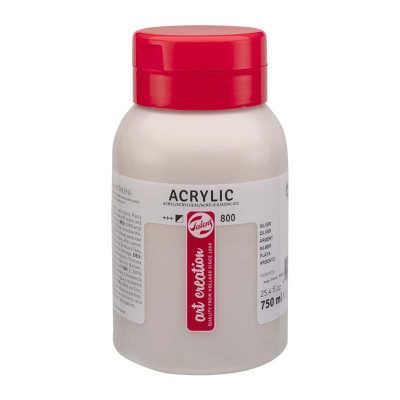 ACRILICO TAC 750 ML PLATA 800