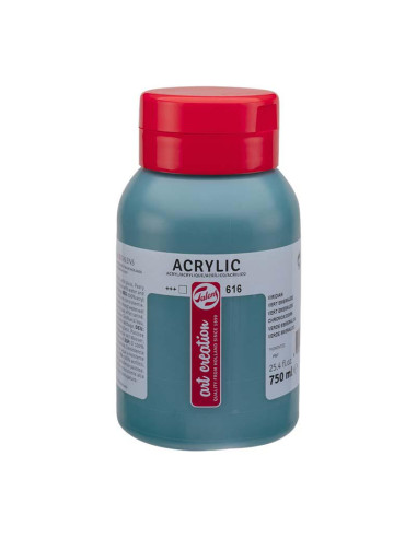 ACRILICO TAC 750 ML VERDE ESMERALDA 616