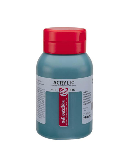 ACRILICO TAC 750 ML VERDE ESMERALDA 616