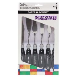 ESPATULAS METALICAS GRADUATE DALER ROWNEY 6 PIEZAS