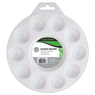 PALETA PLASTICA REDONDA 10 POCILLOS DALER ROWNEY