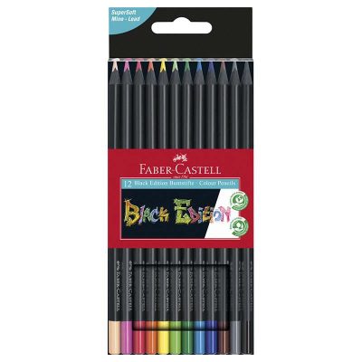 LAPICES FABER CASTELL BLACK EDITION C/12