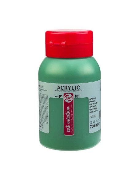 ACRILICO TAC 750 ML VERDE VEJIGA 623