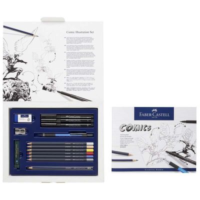 SET COMIC ILUSTRATION FABER CASTELL MOD 167195