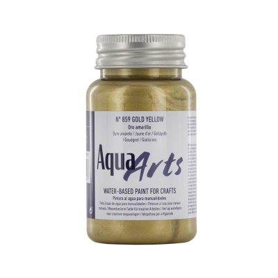 PINTURA TITAN AQUA 100ML METALIZADO ORO AMARILLO