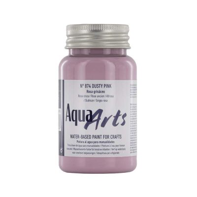 PINTURA TITAN AQUA 100ML PASTEL ROSA GRISACEO