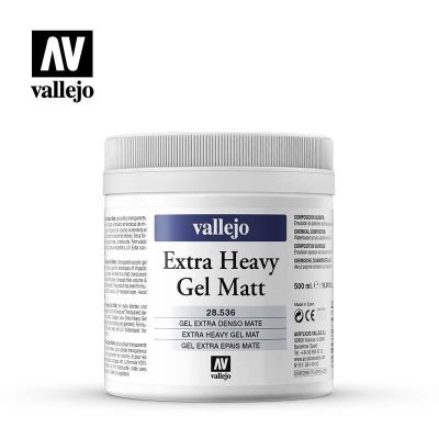 GEL EXTRA DENSO MATE VALLEJO 500ML