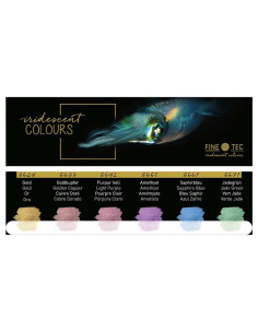ACUARELAS FINETEC IRIDISCENTES PIXIE DUST 6 UDS