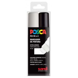ROTULADOR POSCA PC-17K PACK 2 COLORES BL/NG