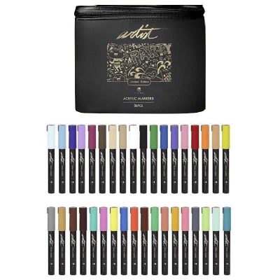 ROTULADOR ACRILICO ALEX BOG 5MM CAJA 36 COLORES