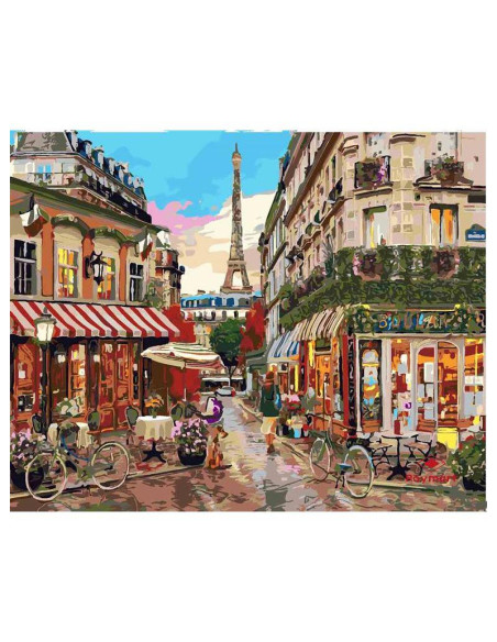 LIENZO ALEX BOG PINTAR POR NUMEROS MOD SG-3081