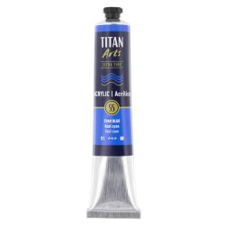 ACRILICO TITAN 60ML AZUL CYAN 55