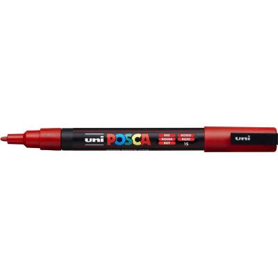 ROTULADOR POSCA PC-3M ROJO