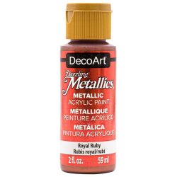 PINTURA AMERICANA 59ml METALIZADO ROYAL RUBY No 74